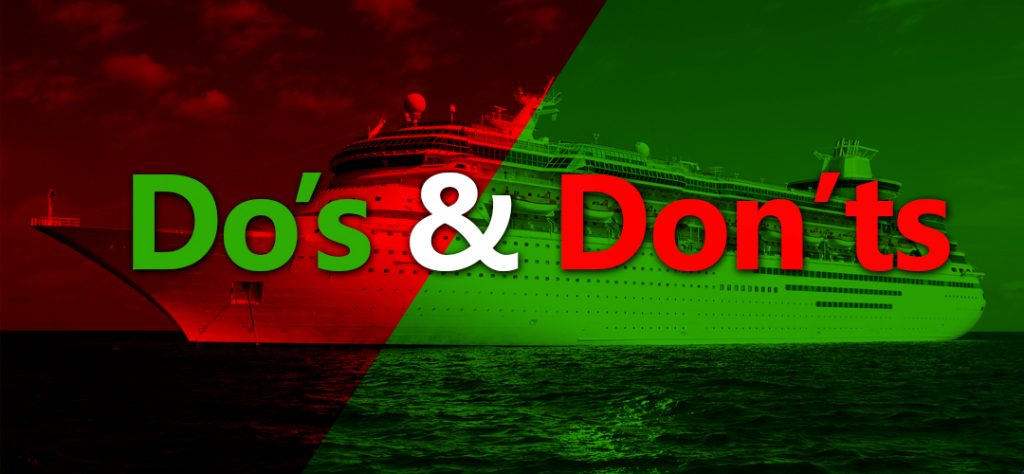 Do’s and Don’ts for Cruise Ship Crew